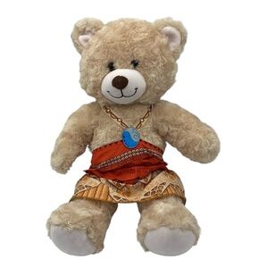 Disney Build A Bear Moana Outfit Plush Stuffed Princess Toy Sings 16 In BAB Gift